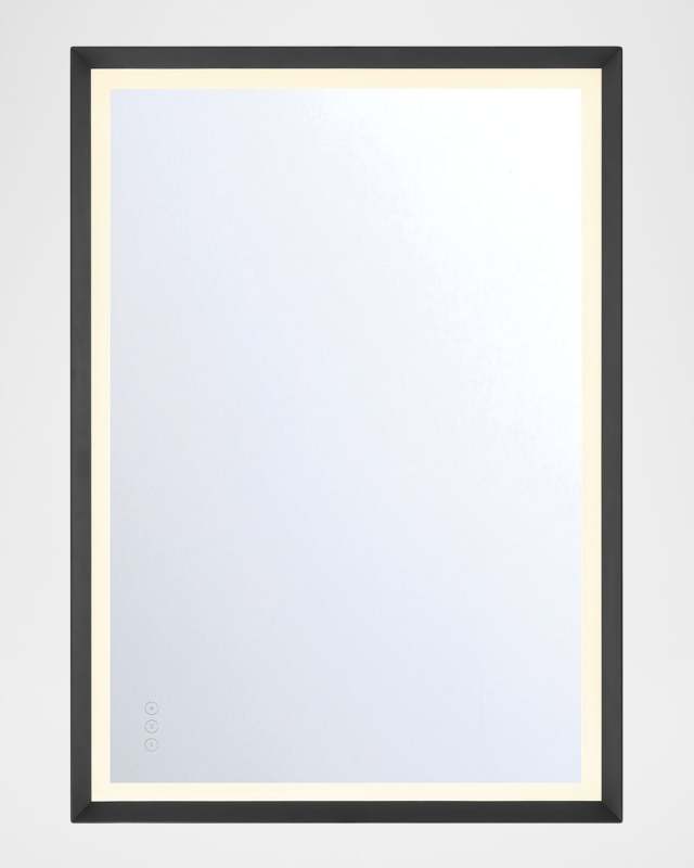 Artell 42" LED Lighted Mirror, Black